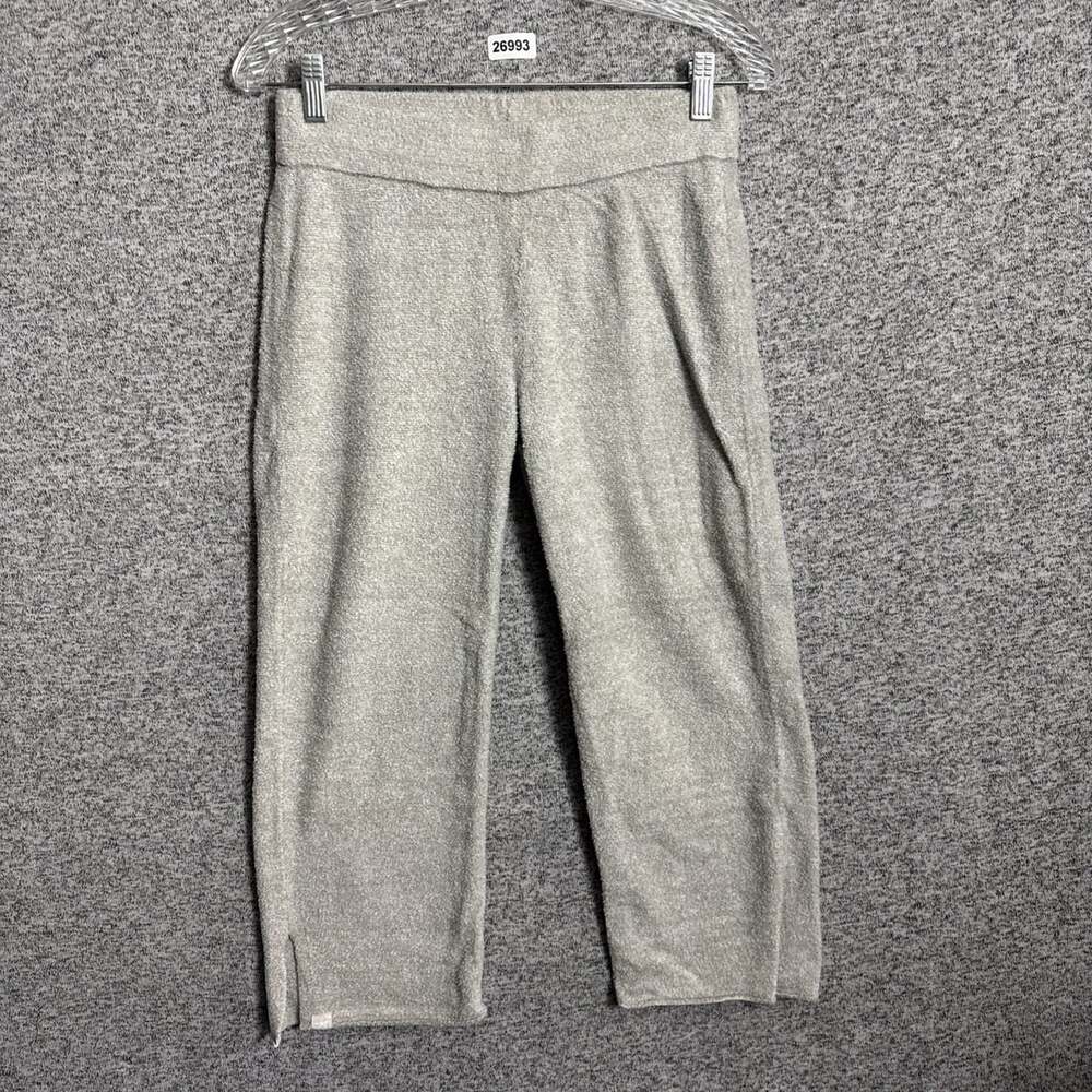 Barefoot Dreams Women's Size Small Oatmeal Pull On Straight Leg CozyChic Pants